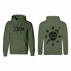 The Legend of Zelda Hooded Sweater Logo And Shield Size S