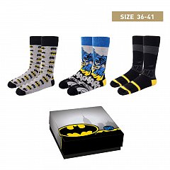 DC Comincs Socks 3-Pack Batman 36-41