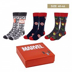 Marvel Socks 3-Pack Avangers 40-46