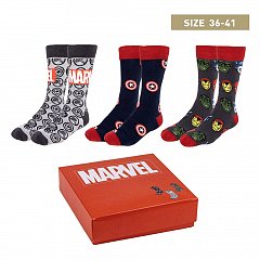 Marvel Socks 3-Pack Avengers 36-41