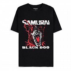 Tricou Cyberpunk 2077 Black Dog Samurai Album Art masura S
