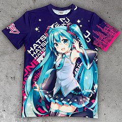 Tricou Hatsune Miku Expressive Vibes masura L