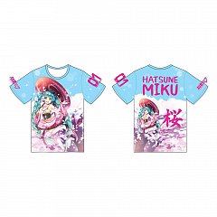 Tricou Hatsune Miku Hanami masura XL