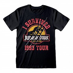 Tricou Jurassic Park I Survived 1993 masura XL