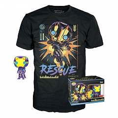 Tricou Marvel Blacklight POP! & Tee Box Rescue masura S