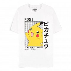 Tricou Pokemon White Pikachu masura XL