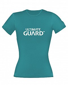 Tricou Ultimate Guard Ladies Wordmark Petrol Blue masura M