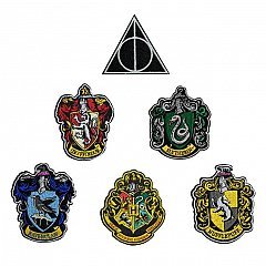 Harry Potter Patches 6-Pack House Crests