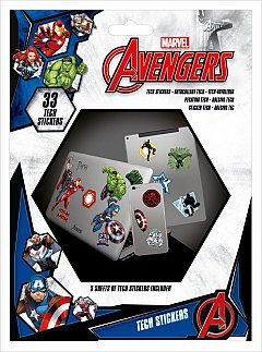 Marvel Tech Sticker Pack Avengers Heroes (10)