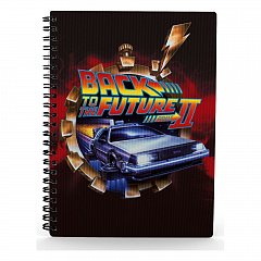 Back to the Future II Notebook with 3D-Effect Poster