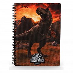 Jurassic World Notebook with 3D-Effect Into The Wild