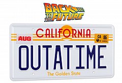 Back To The Future Replica 1/1 'Outatime' DeLorean License Plate