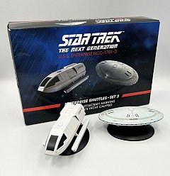 Star Trek Generations Starships Diecast Mini Replicas Shuttle Hawking & Capt Yacht 13 cm