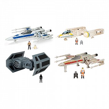 Star Wars Micro Galaxy Squadron Vehicles with Figures Medium 13 cm Assortment (4) - MangaShop.ro