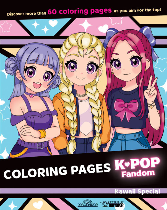 K-Pop Fandom Coloring Pages: Kawaii Special - MangaShop.ro
