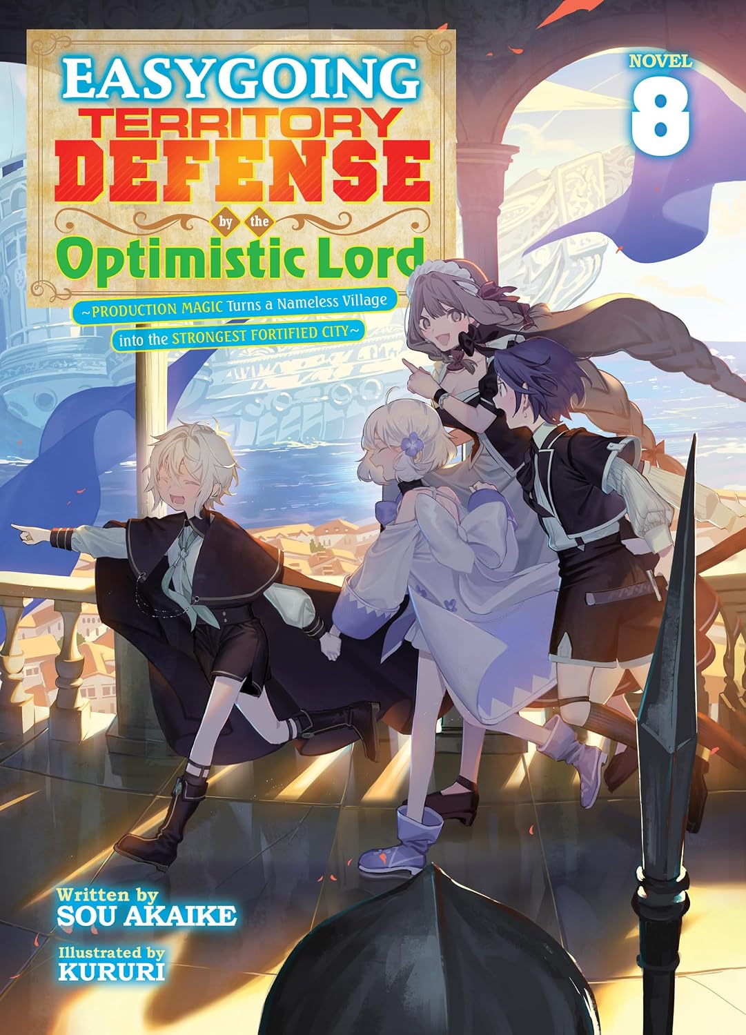 Easygoing Territory Defense by the Optimistic Lord: Production Magic Turns a Nameless Village Into the Strongest Fortified City Vol. 8 - MangaShop.ro