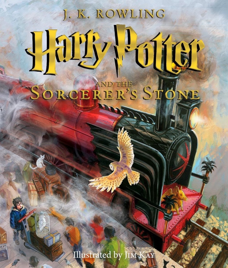 Harry Potter and the Sorcerer's Stone: The Illustrated Edition Book  1 (Hardcover) - MangaShop.ro