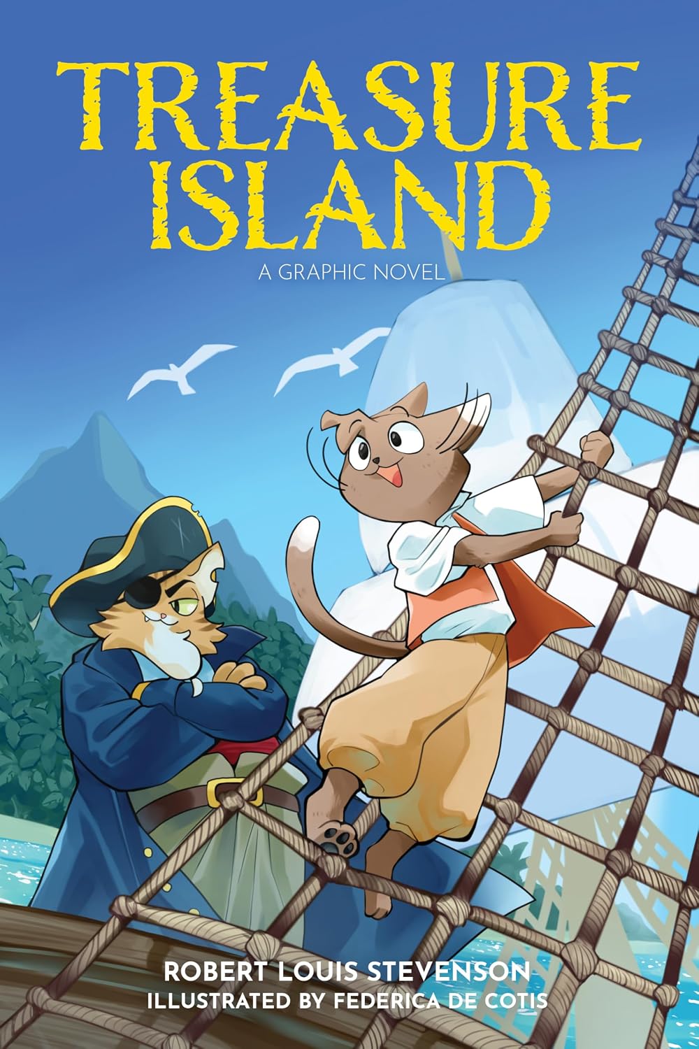 Treasure Island: A Graphic Novel (Hardcover) - MangaShop.ro