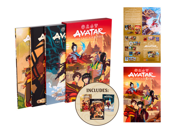 Avatar: The Last Airbender--Fire and Family Treasury Boxed Set - MangaShop.ro