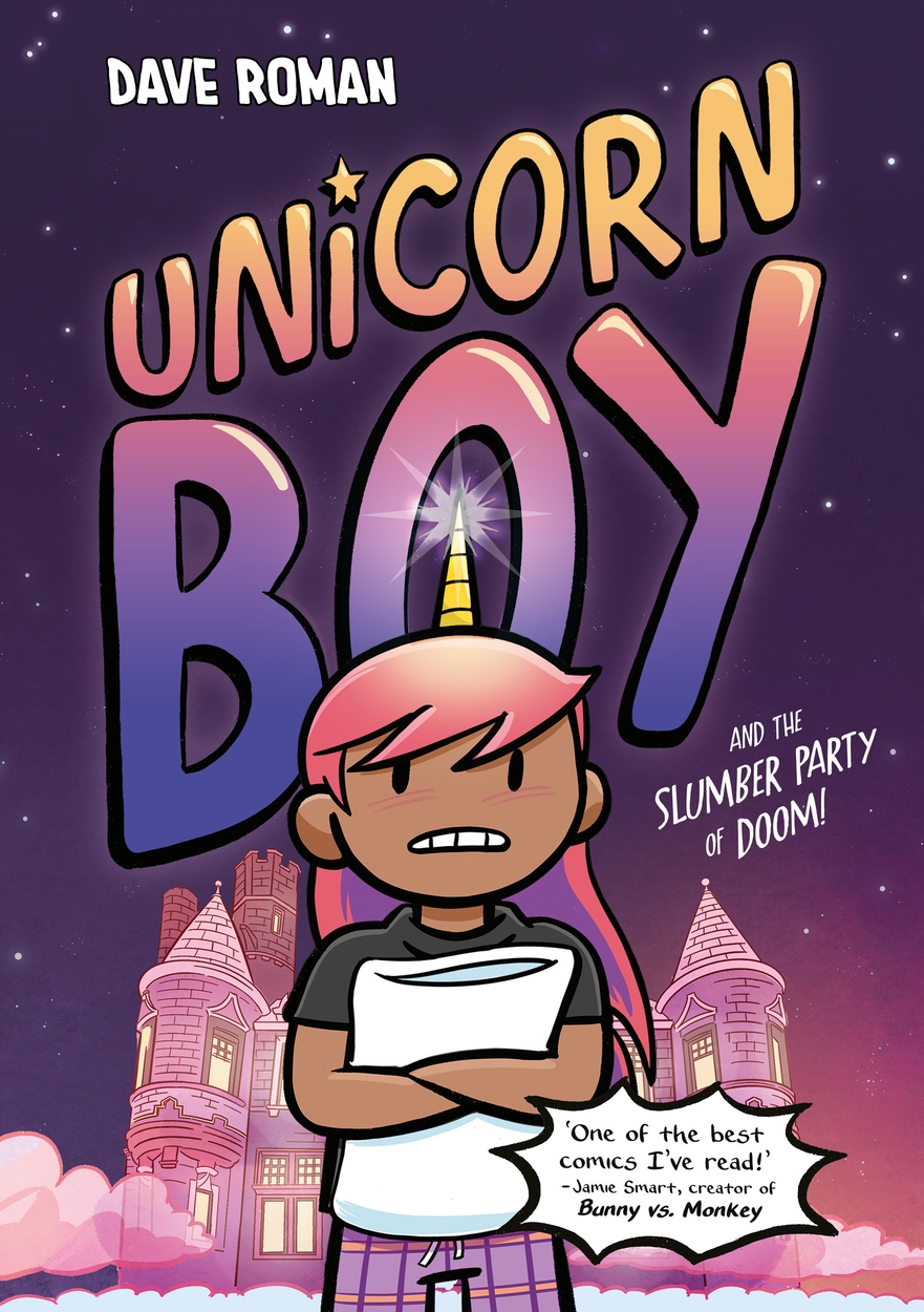 Unicorn Boy and the Slumber Party of Doom!: A Graphic Novel - MangaShop.ro