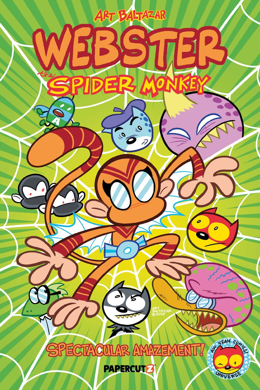 Webster the Spider Monkey: Spectacular Amazement (Hardcover) - MangaShop.ro