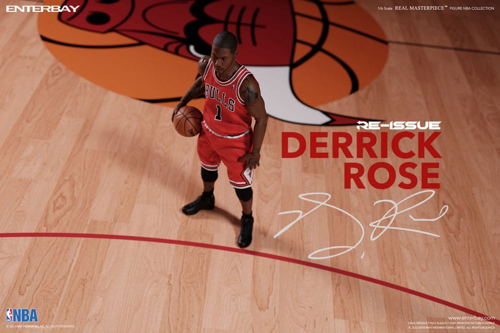 NBA Collection Real Masterpiece Action Figure 1/6 Derrick Rose Limited Retro Edition 30 cm - MangaShop.ro