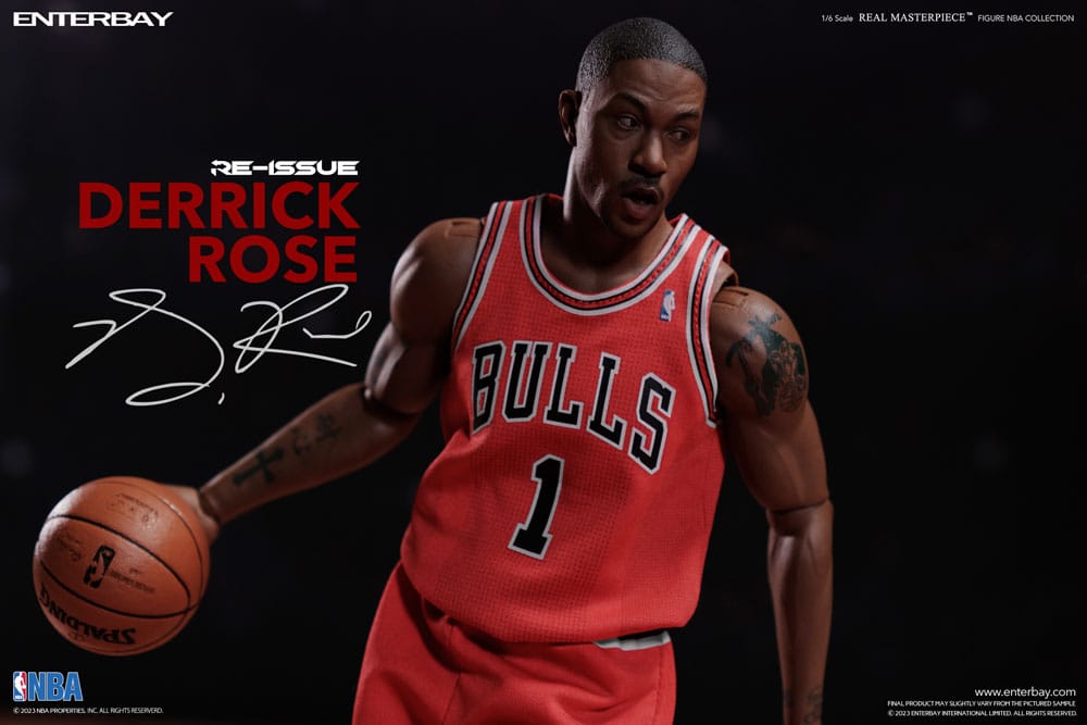 NBA Collection Real Masterpiece Action Figure 1/6 Derrick Rose Limited Retro Edition 30 cm - MangaShop.ro