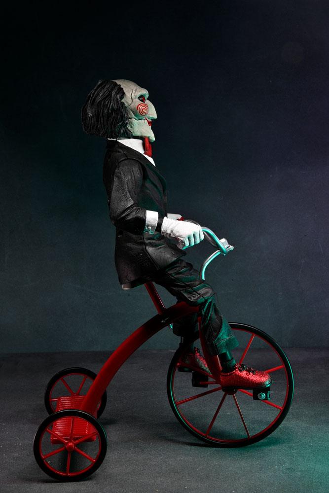 Saw Action Figure with Sound Billy with Tricyle 30 cm - MangaShop.ro