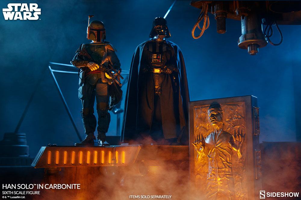 Star Wars Action Figure 1/6 Han Solo in Carbonite 38 cm - MangaShop.ro