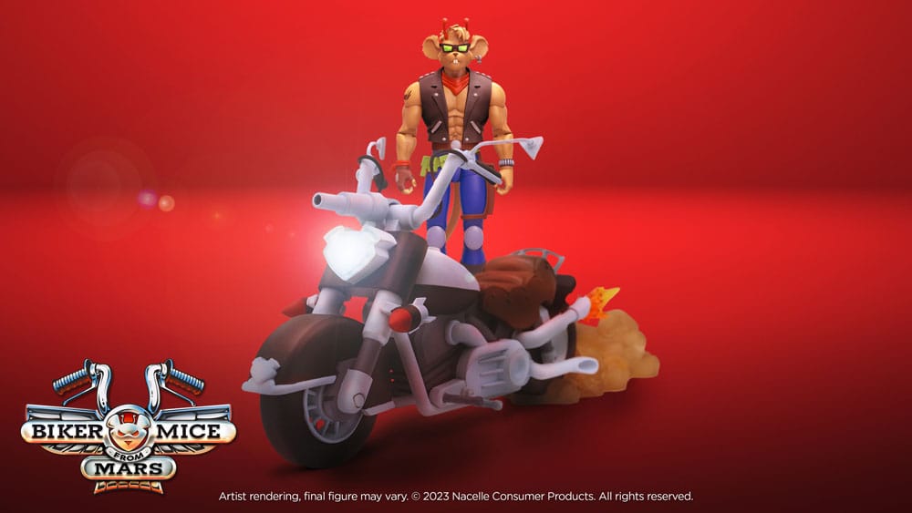 Biker Mice From Mars Vehicle Throttle's Martian Monster Bike 23 cm - MangaShop.ro