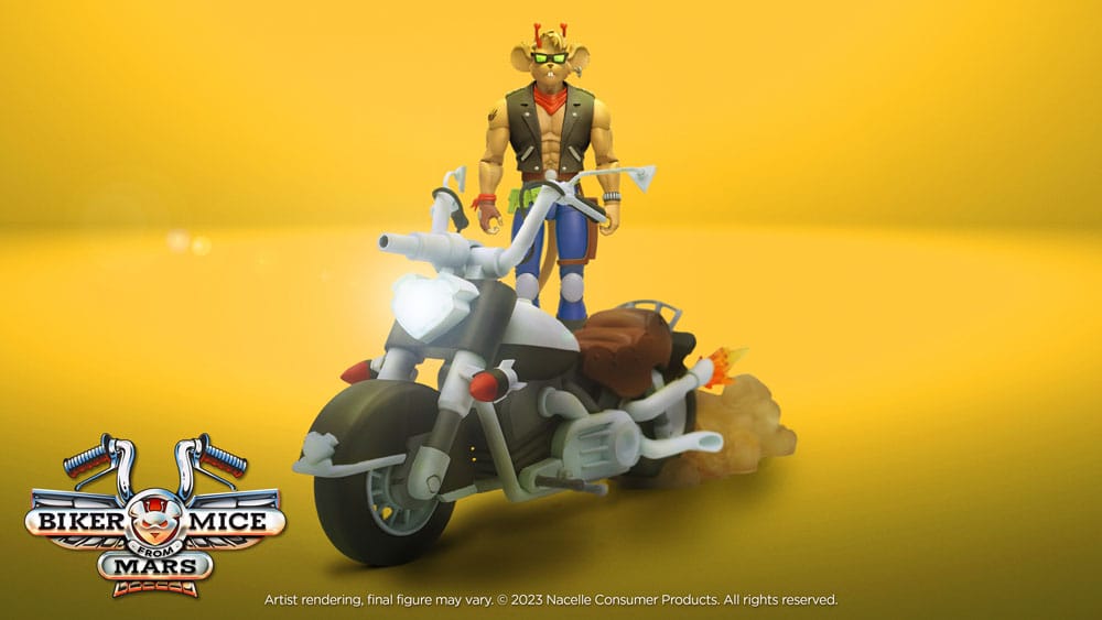 Biker Mice From Mars Vehicle Throttle's Martian Monster Bike 23 cm - MangaShop.ro