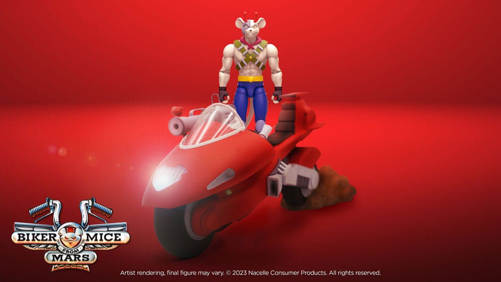 Biker Mice From Mars Vehicle Vinnie's Radical Rocket Sled 25 cm - MangaShop.ro