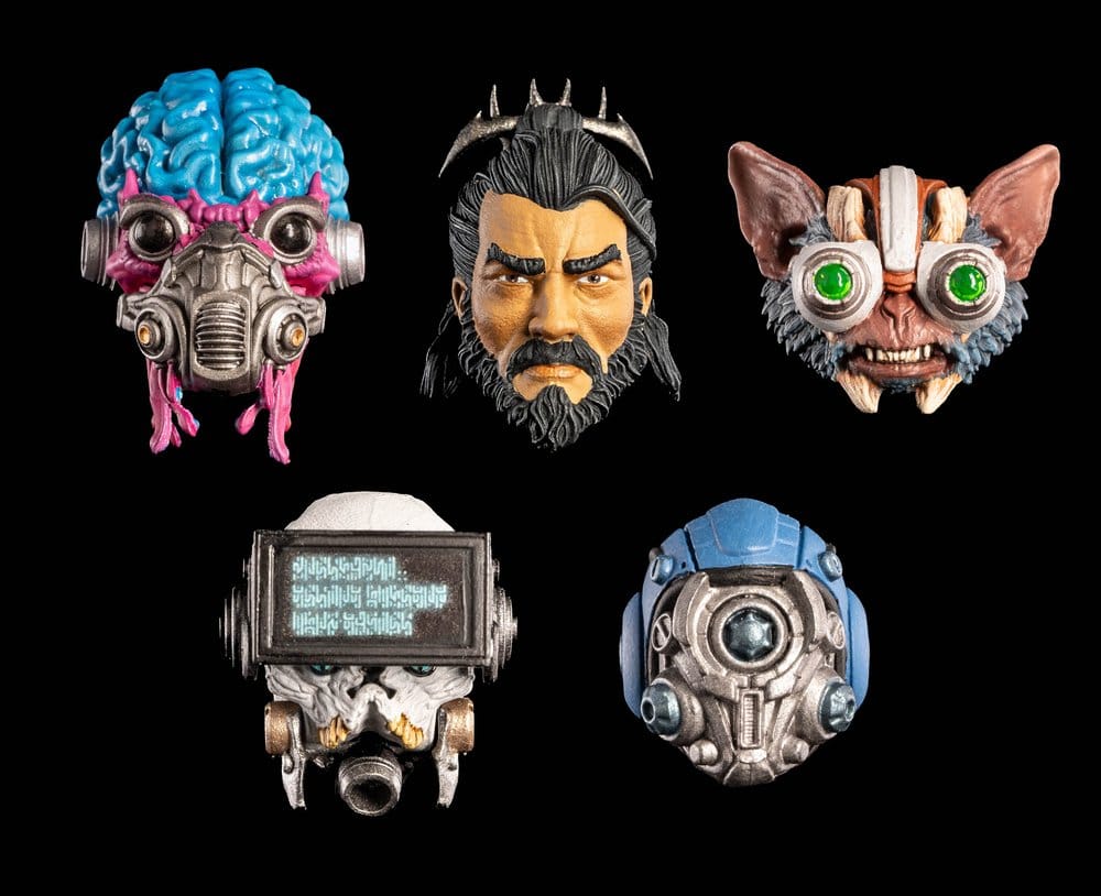 Cosmic Legions Action Figure Accessory Heads Pack - MangaShop.ro