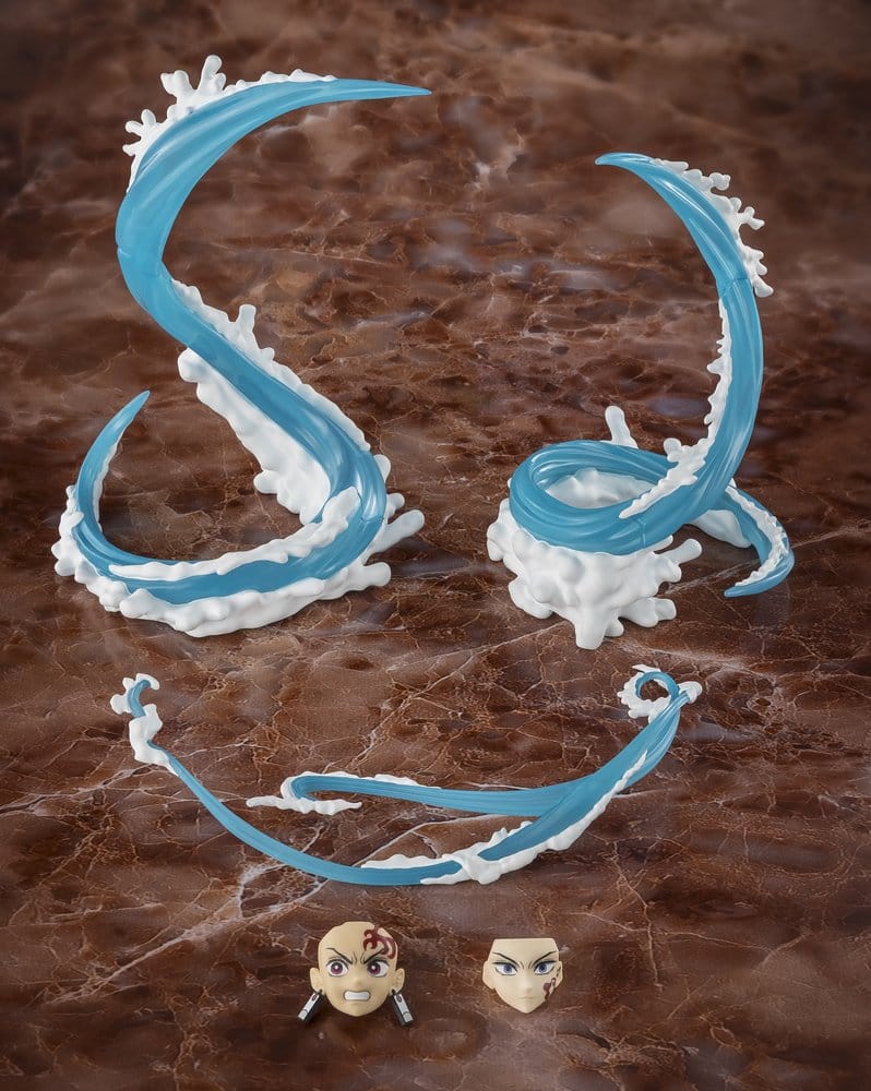Demon Slayer: Kimetsu no Yaiba S.H. Figuarts Accessory Set Tanjiro Kamado & Giyu Tomioka Water Breathing Option Parts Set - MangaShop.ro