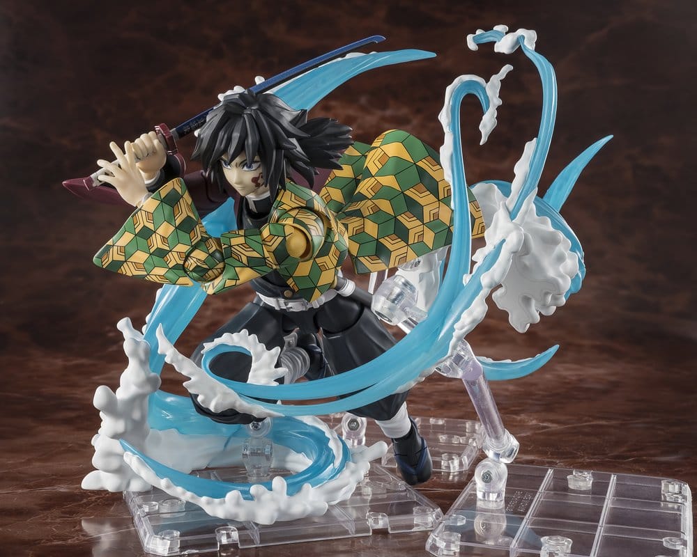 Demon Slayer: Kimetsu no Yaiba S.H. Figuarts Accessory Set Tanjiro Kamado & Giyu Tomioka Water Breathing Option Parts Set - MangaShop.ro