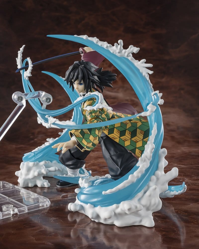 Demon Slayer: Kimetsu no Yaiba S.H. Figuarts Accessory Set Tanjiro Kamado & Giyu Tomioka Water Breathing Option Parts Set - MangaShop.ro