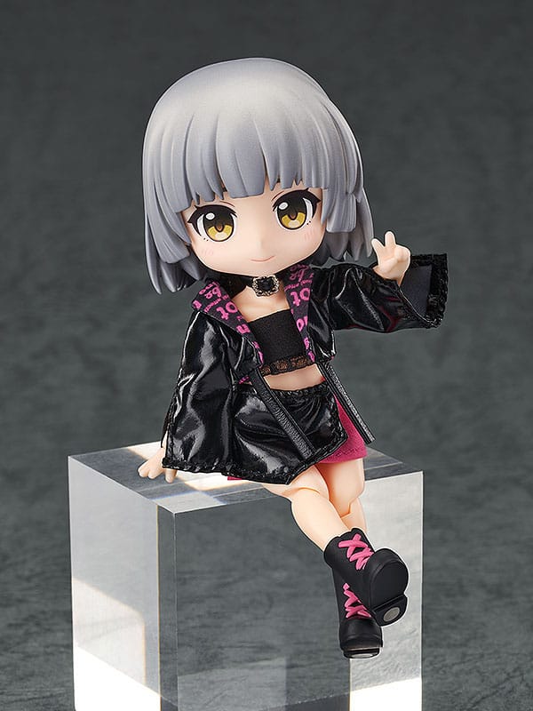Original Character Accessories for Nendoroid Doll Figures Outfit Set: Idol Outfit - Girl (Rose Red) - MangaShop.ro
