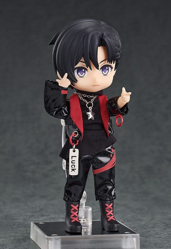 Original Character Accessories for Nendoroid Doll Figures Outfit Set: Idol Outfit - Boy (Deep Red) - MangaShop.ro