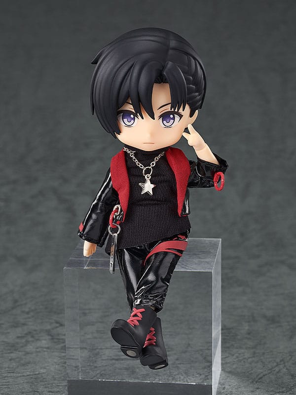 Original Character Accessories for Nendoroid Doll Figures Outfit Set: Idol Outfit - Boy (Deep Red) - MangaShop.ro