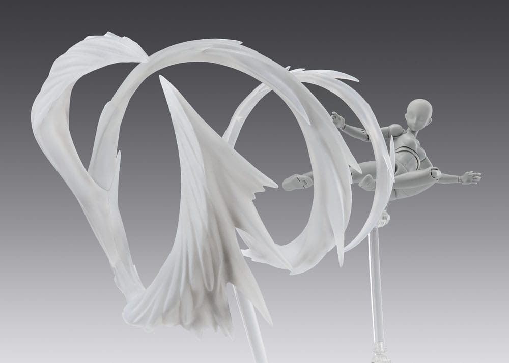 Tamashii Effect Action Figure Accessory Wind White for S.H.Figuarts - MangaShop.ro