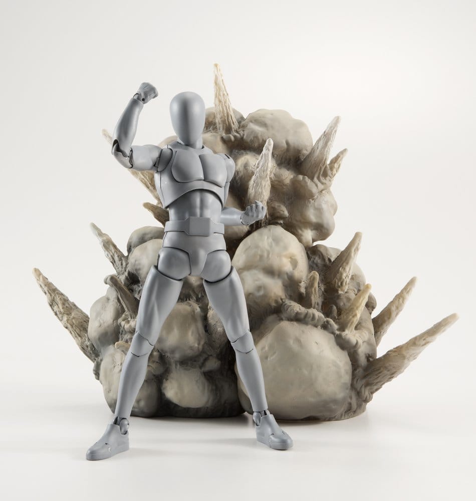 Tamashii Effect Action Figure Accessory Explosion Gray Ver. for S.H.Figuarts - MangaShop.ro