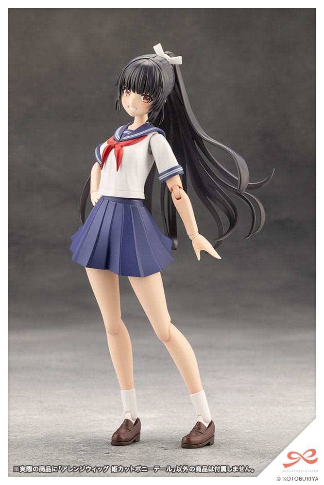 Sousai Shojo Teien Accessory set for action figures Arranged Wigs Hime Cut Pony Tail - MangaShop.ro