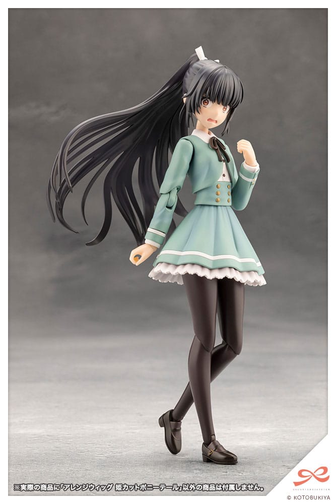 Sousai Shojo Teien Accessory set for action figures Arranged Wigs Hime Cut Pony Tail - MangaShop.ro