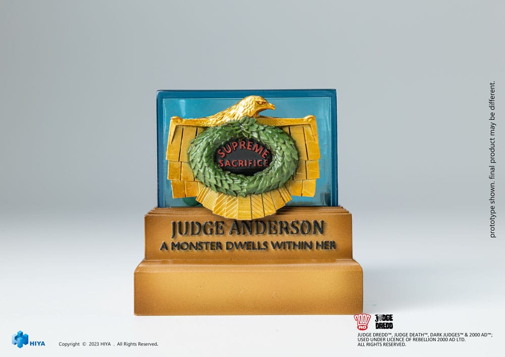 2000 AD Exquisite Mini Action Figure 1/18 Judge Dredd Judge Anderson Hall of Heroes 10 cm - MangaShop.ro