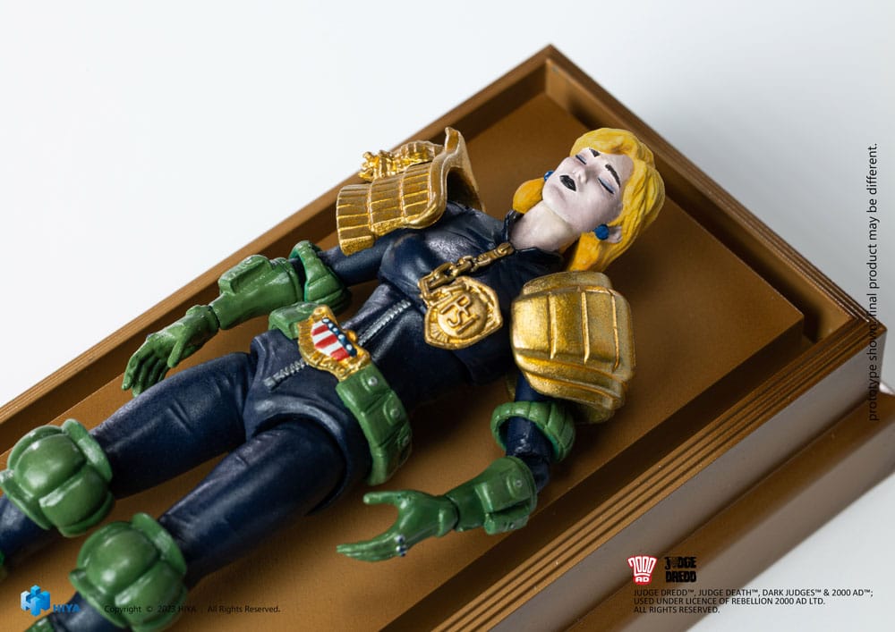 2000 AD Exquisite Mini Action Figure 1/18 Judge Dredd Judge Anderson Hall of Heroes 10 cm - MangaShop.ro