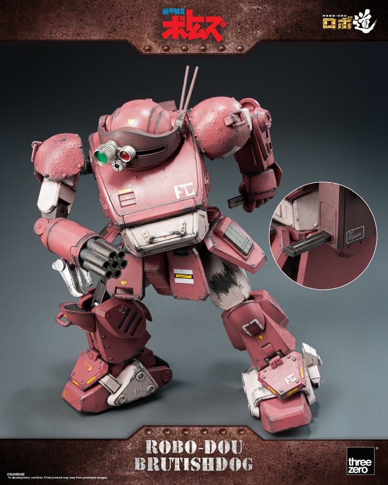 Armored Trooper Votoms Robo-Dou Action Figure Brutishdog 15 cm - MangaShop.ro