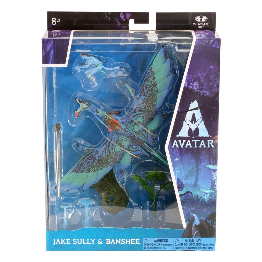 Avatar W.O.P Deluxe Large Action Figures Jake Sully & Banshee - MangaShop.ro