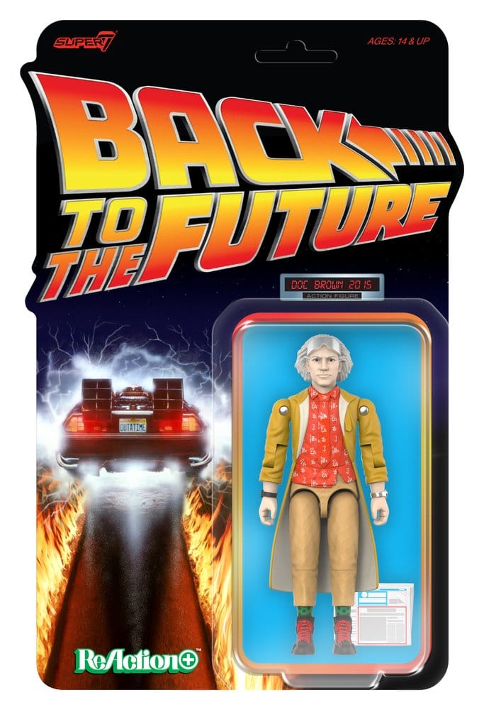 Back to the Future ReAction+ Action Figure Wave 02 Dr. Emmett Brown (2015) - MangaShop.ro