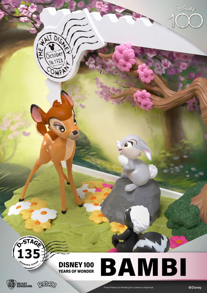Disney 100th Anniversary D-Stage PVC Diorama Bambi 12 cm - MangaShop.ro
