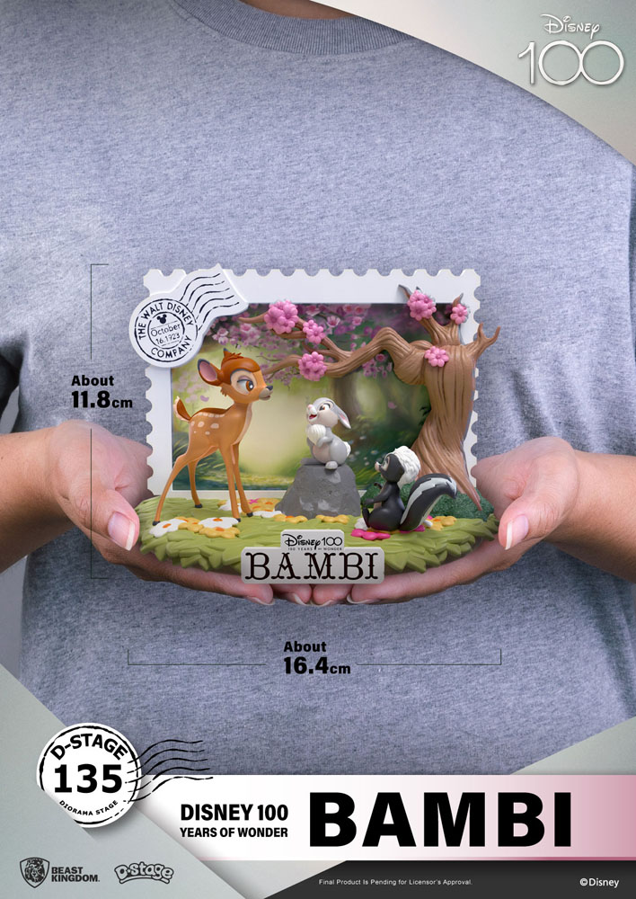 Disney 100th Anniversary D-Stage PVC Diorama Bambi 12 cm - MangaShop.ro